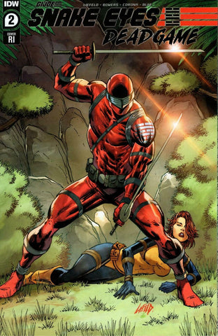 SNAKE-EYES DEADGAME 2 ROB LIEFELD 1:10 RED COSTUME RATIO VARIANT RI-A G.I. JOE