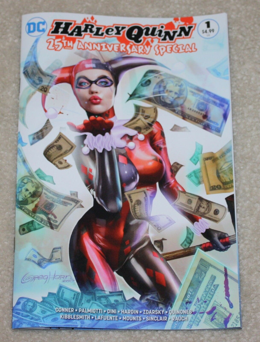 HARLEY QUINN #1 25th ANNIVERSARY GREG HORN EXCLUSIVE VARIANT