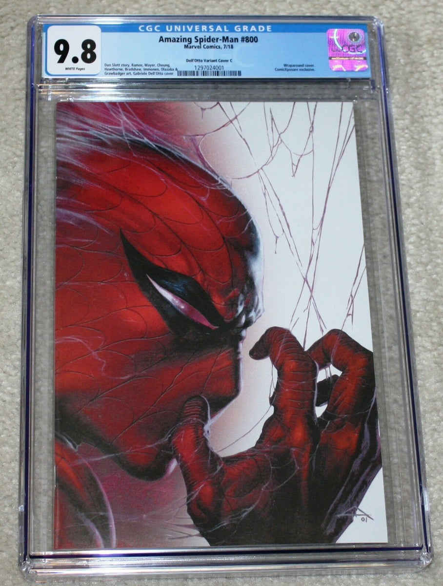 Spiderman 800 Lee Virgin shops CGC 9 .8