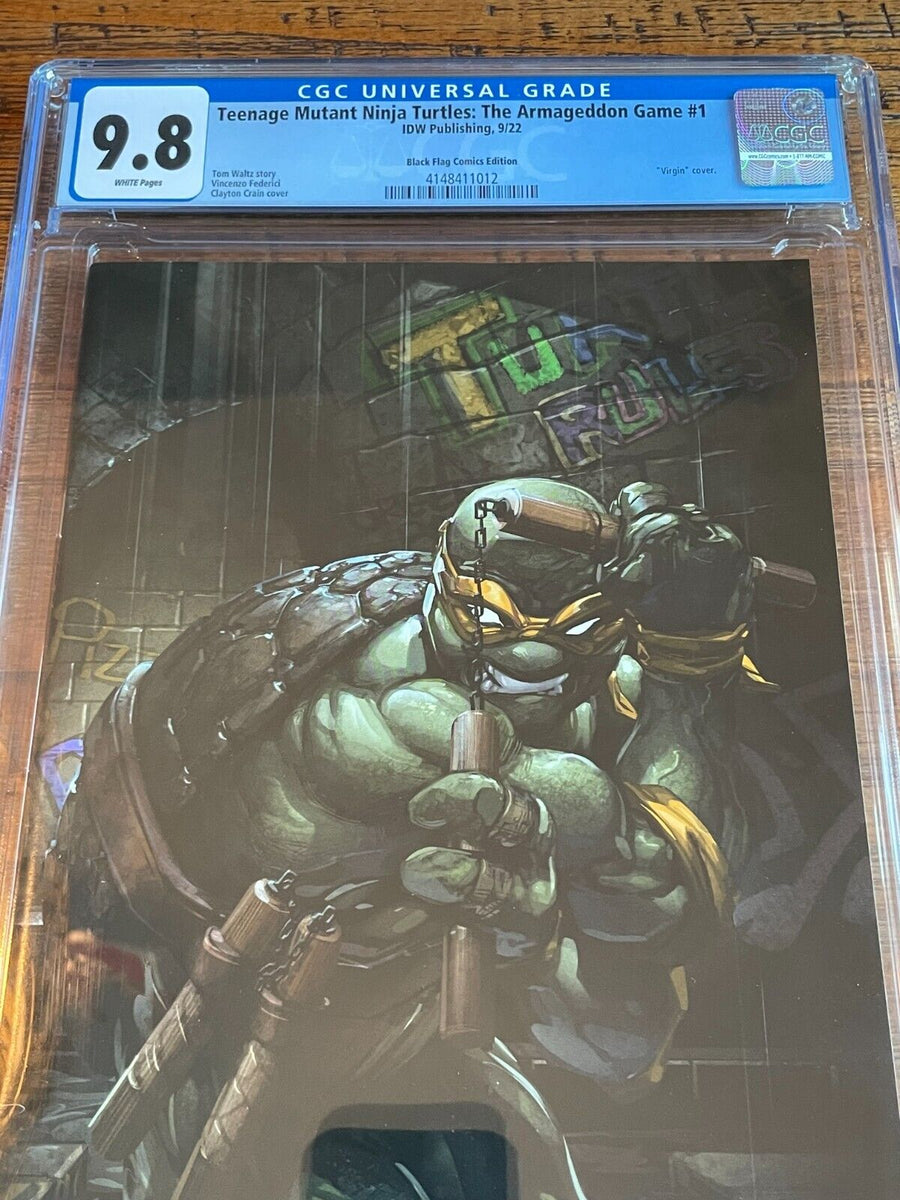 TEENAGE MUTANT NINJA TURTLES: ARMAGEDDON GAME #1 CGC 9.8 CLAYTON CRAIN –  East Side Comics