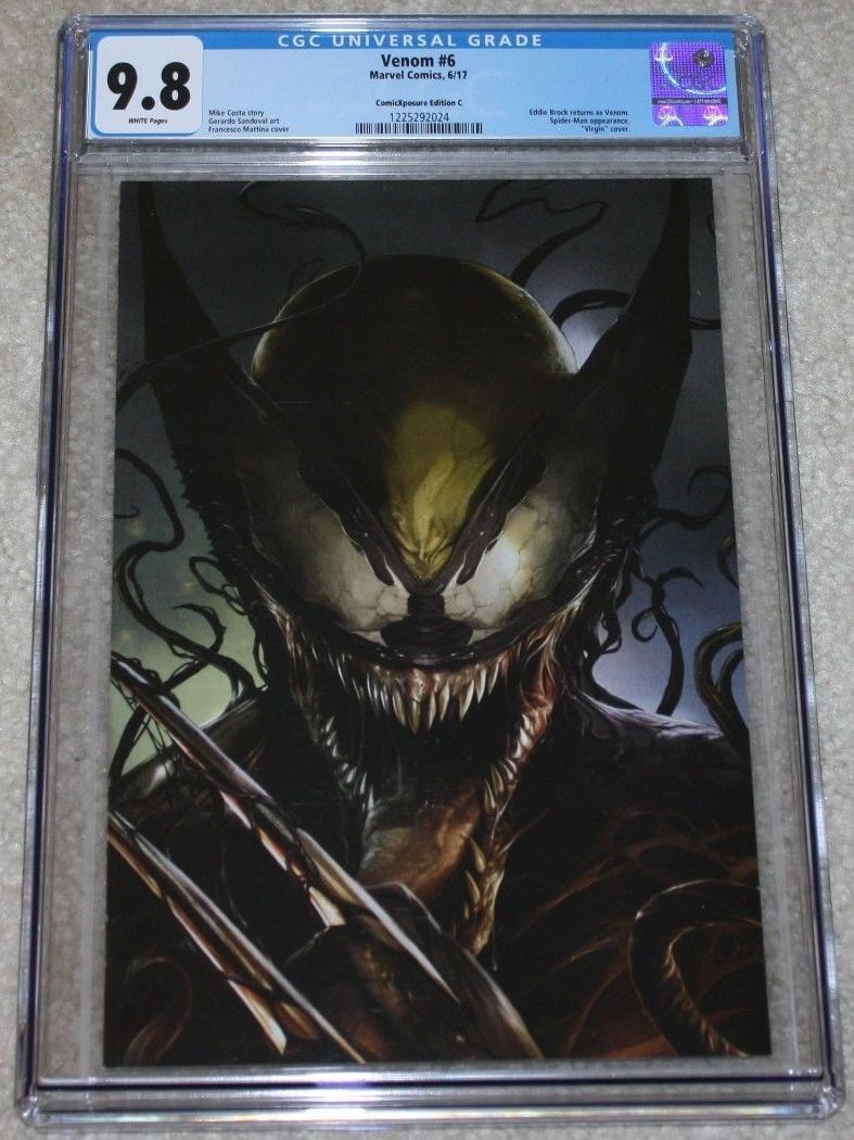 VENOM #6 CGC 9.8 FRANCESCO MATTINA X-23 VENOM IZED VIRGIN VARIANT