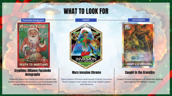2026 TOPPS MARS ATTACKS CHRISTMAS HOBBY BOX (10-PACKS / 50 TRADING CARDS)