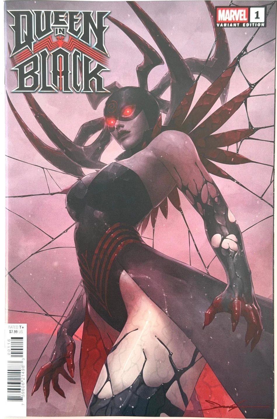 洋書 Queen in black #1 Jeehyung Lee Virgin QUEEN IN BLACK #1 JEEHYUNG LEE 1:200 RI INC VARIANT 2026 – East