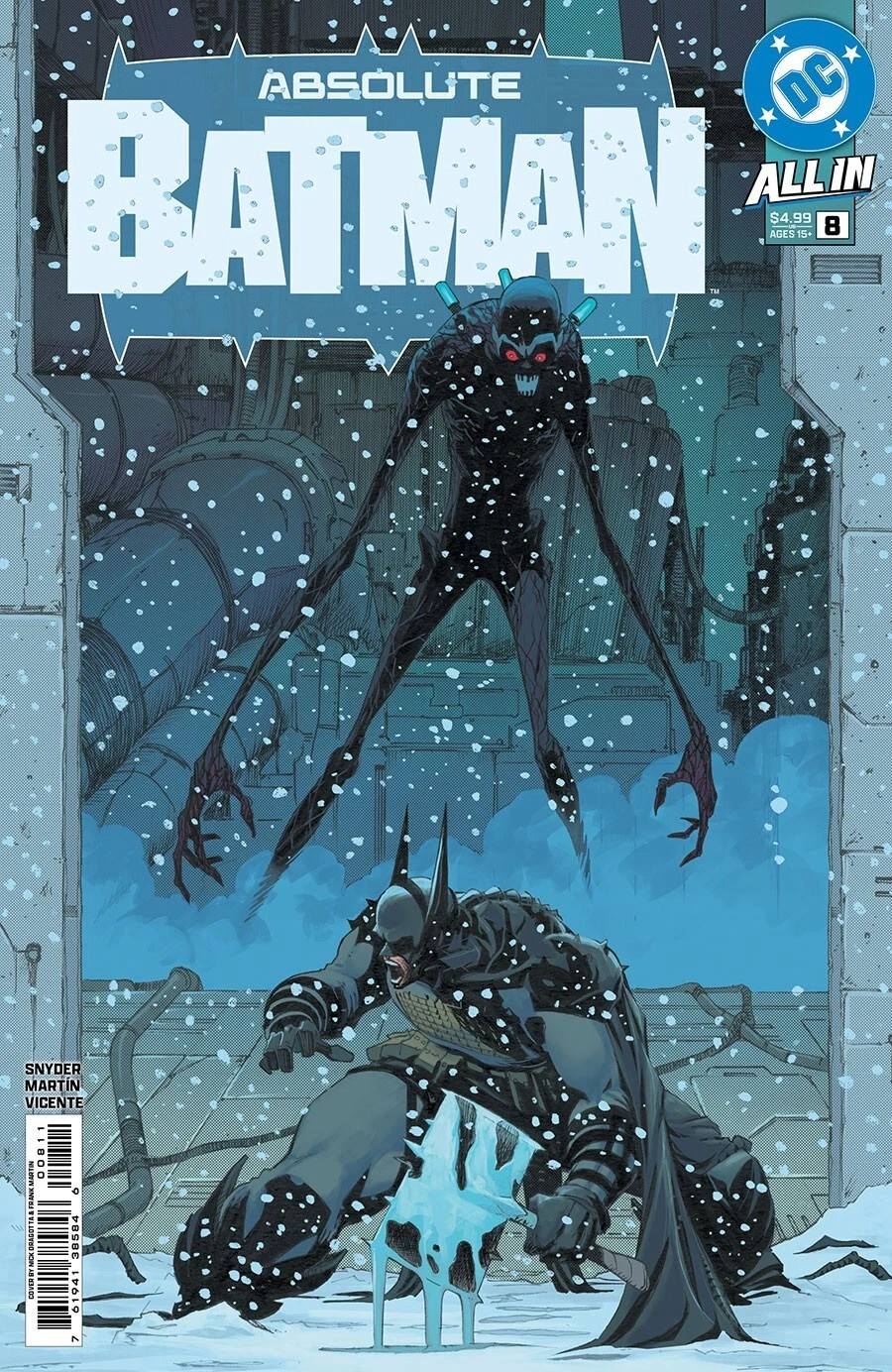 ABSOLUTE BATMAN #8 NICK DRAGOTTA 1st PRINT COVER-A VARIANT SCOTT SNYDER MR FREEZE