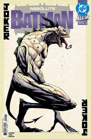 Absolute Batman #15 Godtail Joker Jock Ben Oliver Catwoman Harley Quinn Foil Joker Wolverine Deadpool Virgin Variant DC Comics Marvel Comics Spider-man X-Men Batman Joker East Side Comics Virgin Exclusive