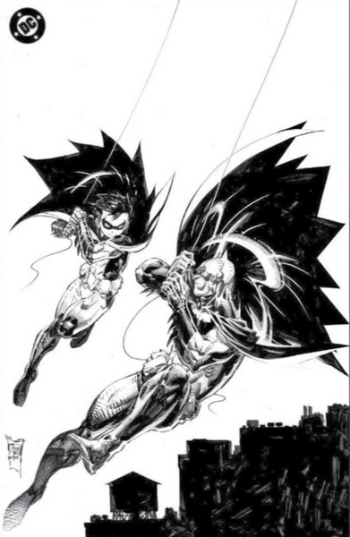 BATMAN #1 PHILIP TAN NYCC 2025 EXCL "B&W VIRGIN" VARIANT LTD 90 W/ COA