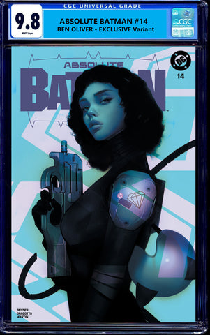 ABSOLUTE BATMAN #14 CGC 9.8 BEN OLIVER EXCL CATWOMAN VARIANT LTD TO 800 HARLEY QUINN