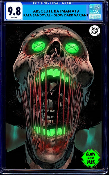 Absolute Batman #19 First Print Rafa Sandoval Ben Oliver Scarecrow Nick Dragotta Scott Snyder Joker Jock Catwoman Harley Quinn Foil Joker Wolverine Deadpool Virgin Variant DC Comics Marvel Comics Spider-man X-Men Batman Joker East Side Comics Virgin Exclusive