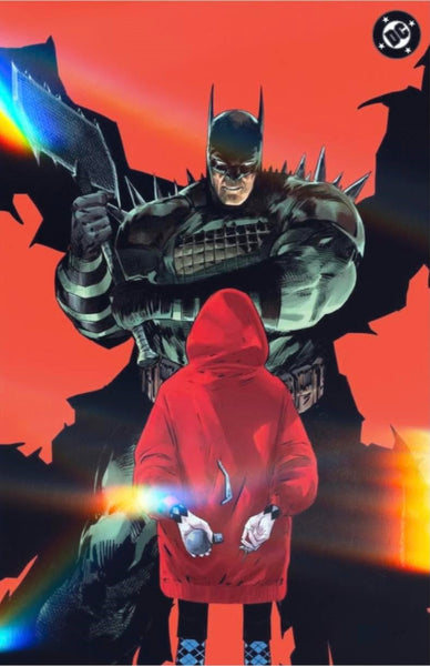 Absolute Batman #22 Rafa Sandoval GITD Glow in the Dark Natali Sanders Two Face Penguin First Print InHyuk Lee Ben Oliver Scarecrow Nick Dragotta Scott Snyder Joker Jock Catwoman Harley Quinn Foil Joker Wolverine Deadpool Virgin Variant DC Comics Marvel Comics Spider-man X-Men Batman Joker East Side Comics Virgin Exclusive