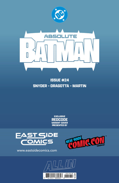 ABSOLUTE BATMAN #24 REDCODE NYCC 2026 EXCL FOIL VIRGIN VARIANT BATGIRL LTD 800