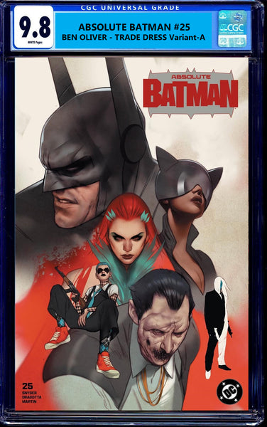 Absolute Batman #25 NYCC Ben Oliver Rafa Sandoval Glow in the Dark Natali Sanders First Print Nick Dragotta Scott Snyder Joker Jock Catwoman Harley Quinn Foil Variant DC Comics Marvel Comics Spider-man X-Men Batman Joker East Side Comics Virgin Exclusive