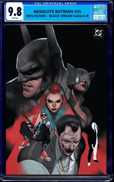 Absolute Batman #25 NYCC Ben Oliver Rafa Sandoval Glow in the Dark Natali Sanders First Print Nick Dragotta Scott Snyder Joker Jock Catwoman Harley Quinn Foil Variant DC Comics Marvel Comics Spider-man X-Men Batman Joker East Side Comics Virgin Exclusive