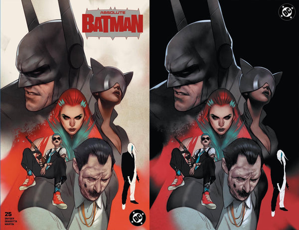 Absolute Batman #25 NYCC Ben Oliver Rafa Sandoval Glow in the Dark Natali Sanders First Print Nick Dragotta Scott Snyder Joker Jock Catwoman Harley Quinn Foil Variant DC Comics Marvel Comics Spider-man X-Men Batman Joker East Side Comics Virgin Exclusive