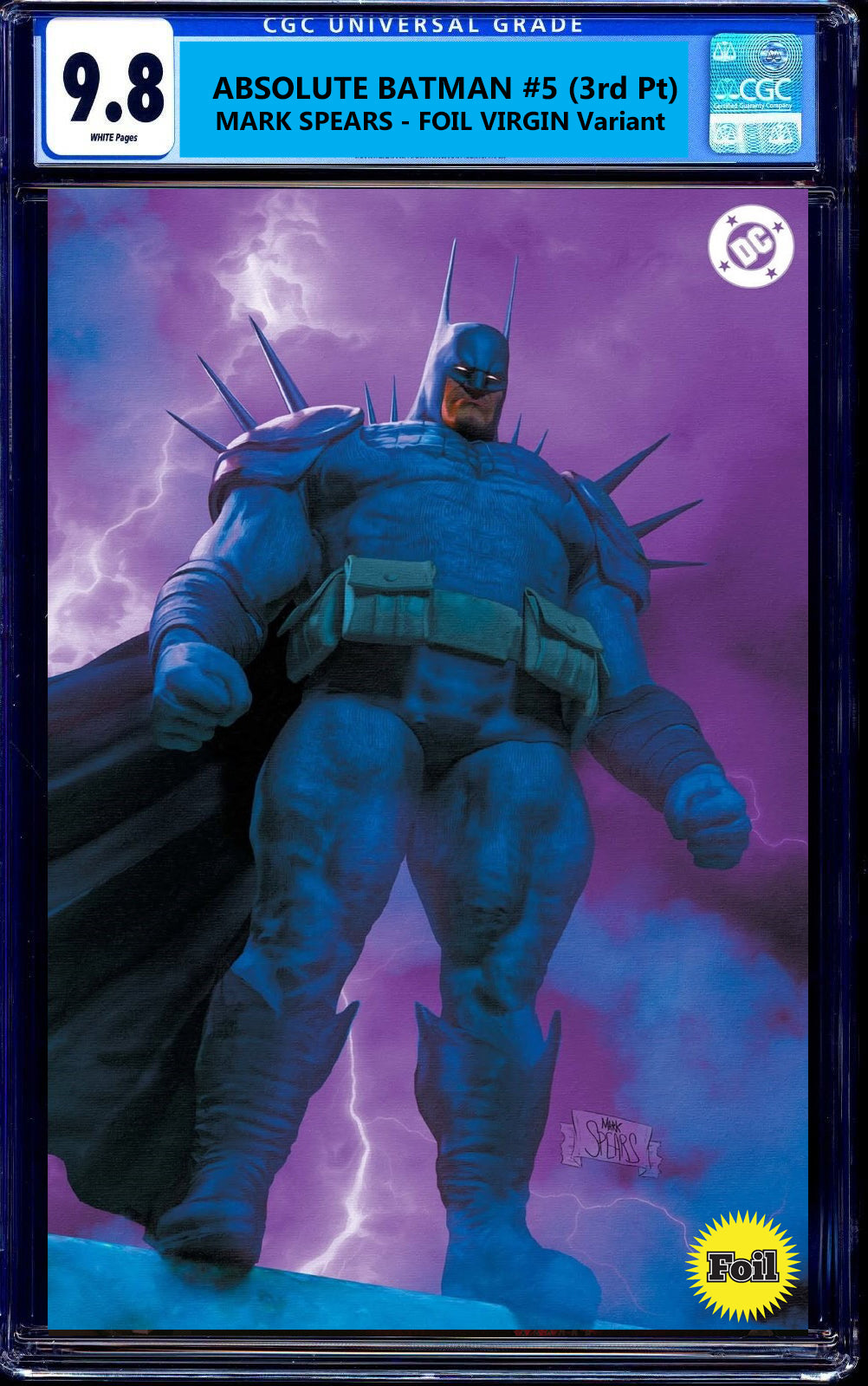 Absolute Batman #5 Mark Spears Monsters Foil Joker Wolverine Deadpool Virgin Variant DC Comics Marvel Comics Spider-man X-Men Batman Joker East Side Comics Virgin Exclusive