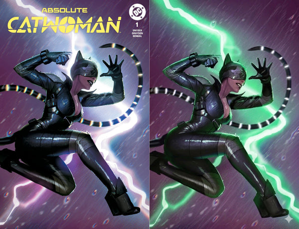 ABSOLUTE CATWOMAN #1 STJEPAN SEJIC EXCL GITD & TRADE VARIANT OPTIONS BATMAN