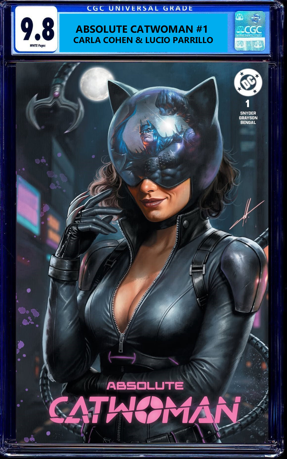 ABSOLUTE CATWOMAN #1 CGC 9.8 CARLA COHEN & LUCIO PARRILLO EXCL