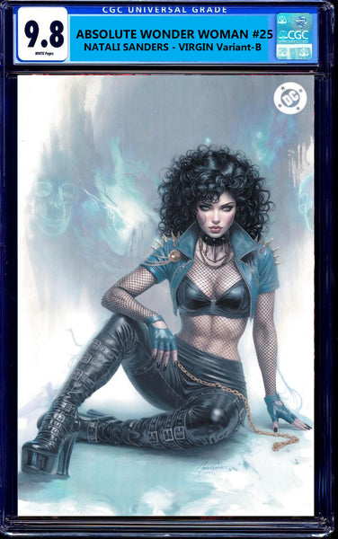 Absolute Wonder Woman Batman #25 NYCC Ben Oliver Rafa Sandoval Glow in the Dark Natali Sanders First Print Nick Dragotta Scott Snyder Joker Jock Catwoman Harley Quinn Foil Variant DC Comics Marvel Comics Spider-man X-Men Batman Joker East Side Comics Virgin Exclusive