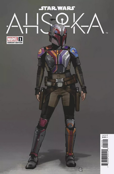 STAR WARS AHSOKA #1 CONCEPT ART 1:10 RI VARIANT TANO – East Side