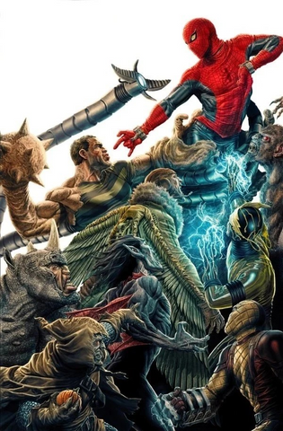 AMAZING SPIDER-MAN #300 FACSIMILE NYCC EXCL SHATTERED 