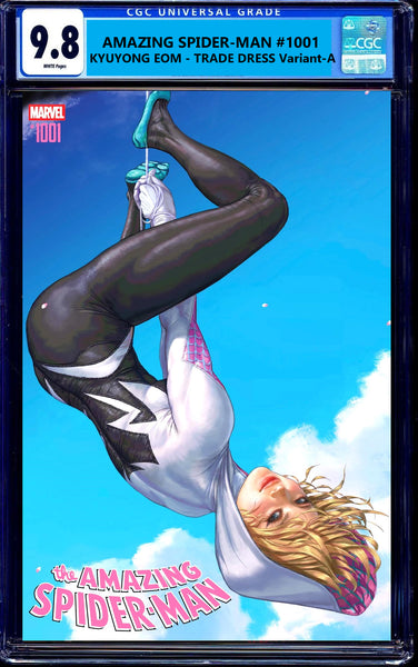 AMAZING SPIDER-MAN #1001 CGC 9.8 KYUYONG EOM EXCL VIRGIN & TRADE SPIDER-GWEN VARIANT OPTIONS