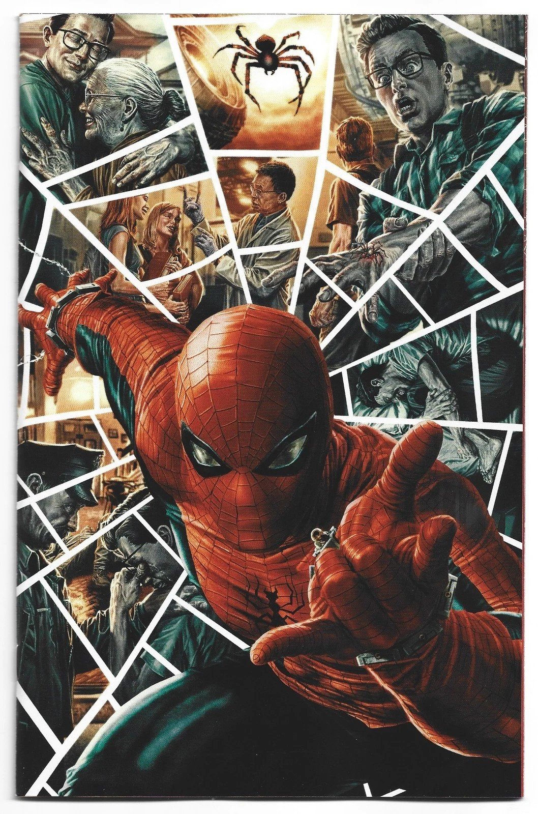 AMAZING SPIDER-MAN #11 LEE BERMEJO 1:100 RI INC "VIRGIN" VARIANT 2025 FIRST SYMBIE