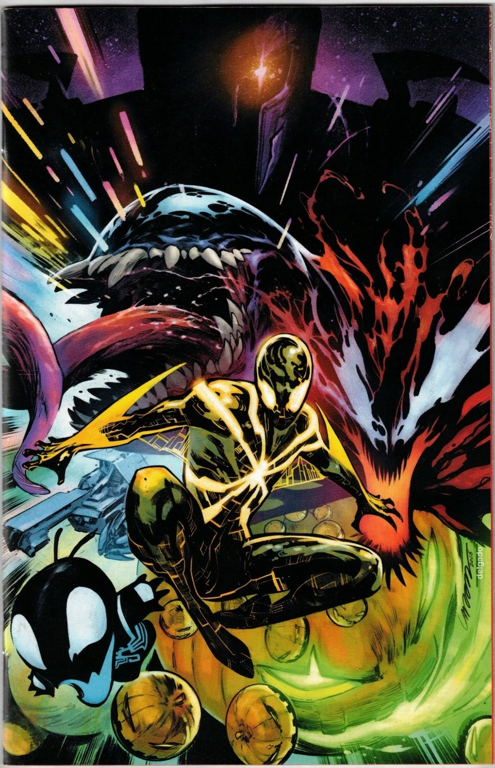 AMAZING SPIDER-MAN #11 PEPE LARRAZ 1:50 RI INC "VIRGIN" VARIANT 2025 FIRST SYMBIE