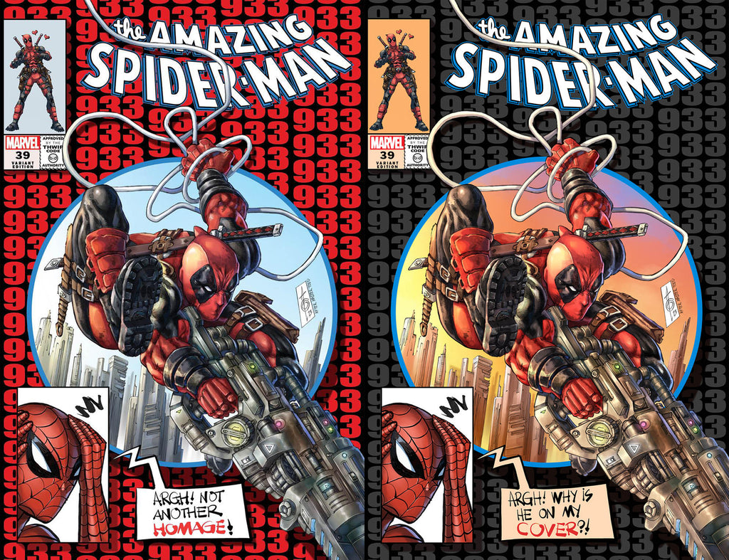 AMAZING SPIDER-MAN #39 ALAN QUAH DEADPOOL RED & BLACK VARIANT OPTIONS –  East Side Comics