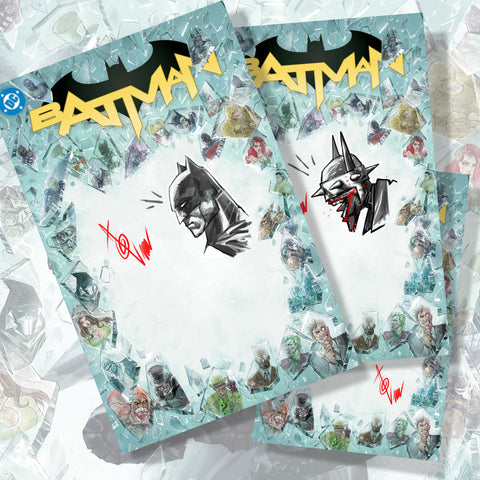 BATMAN (NEW 52) #13 ALAN QUAH REMARK COA NYCC 2025 EXCL "BLANK BORDER" VARIANT LTD TO 500