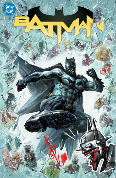 Batman New 52 13 Death of the Family Alan Quah Natali Sanders Joker Harley Quinn Batman Jim Lee Foil Virgin Variant DC Comics Marvel Comics Spider-man X-Men Batman Joker East Side Comics Virgin Exclusive cgc signed ss comics