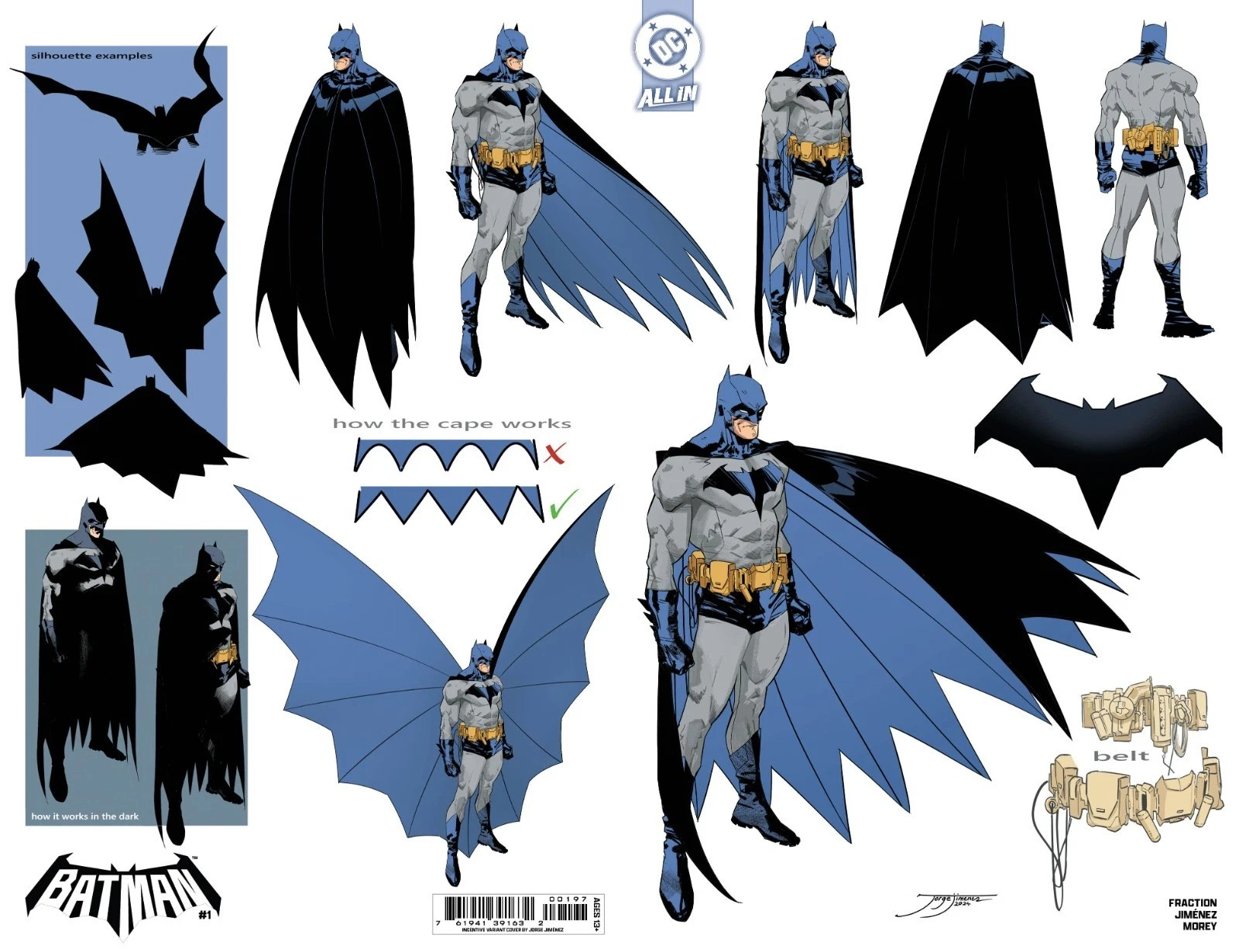 BATMAN　オーダー品 BATMAN #1 JORGE JIMENEZ 1:5 RI UNLOCKED DESIGN WRAP VARIANT COVER