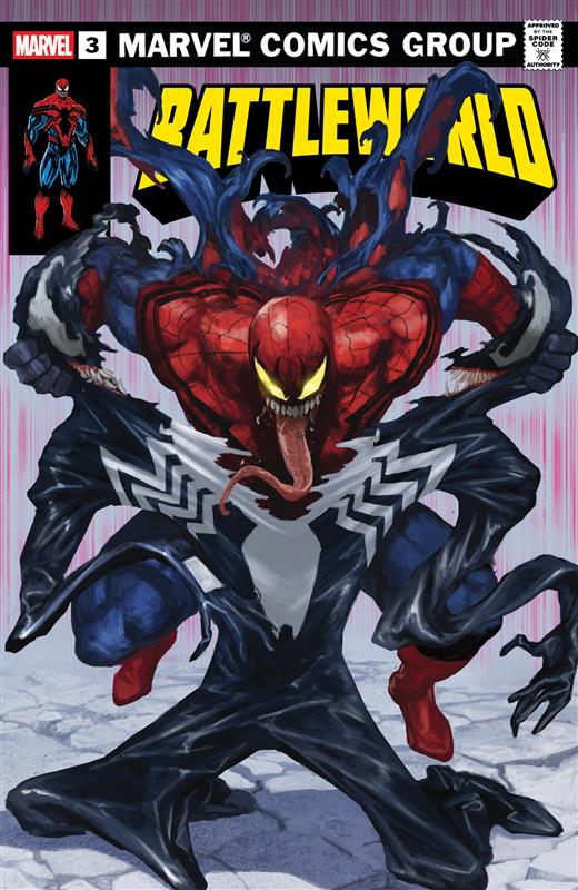 Battleworld Amazing Spider-man #3 Skan Srisuwan Philip Tan Ultimate Spider-man J Scott Campbell Wolverine Deadpool Amazing Spider-man Miles Morales Venom Virgin Variant DC Comics Marvel Comics X-Men Batman Joker East Side Comics Virgin Exclusive cgc signed ss comics