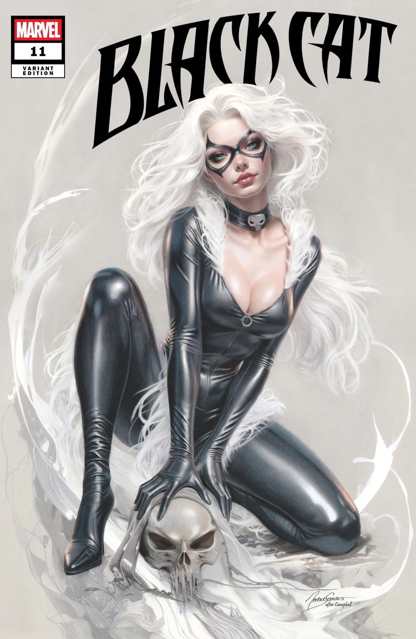 BLACK CAT #11 NATALI SANDERS EXCL J SCOTT CAMPBELL 