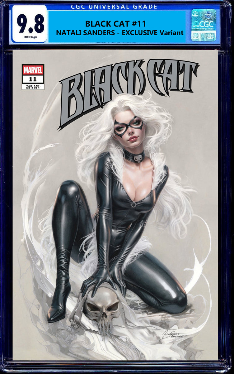 BLACK CAT #11 CGC 9.8 NATALI SANDERS EXCL J SCOTT CAMPBELL 
