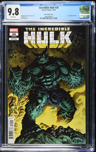 INCREDIBLE HULK #30 CGC 9.8 KYLE HOTZ 1:25 RI VARIANT PREQUEL ORIGIN OF INFERNAL