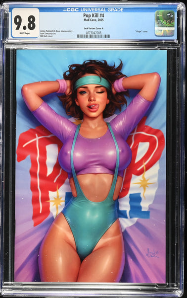 POP KILL #4 CGC 9.8 WILL JACK EXCL "SEXY SPORT" STORE VARIANT-A HOT
