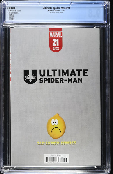 ULTIMATE SPIDER-MAN #21 CGC 9.8 IVAN SHAVRIN EXCL FIRST VENOM VARIANT LTD TO 300
