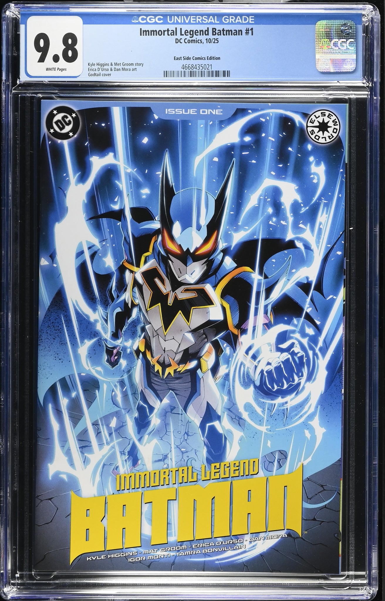 IMMORTAL LEGEND BATMAN #1 CGC 9.8 GODTAIL EXCL VARIANT LTD TO 800