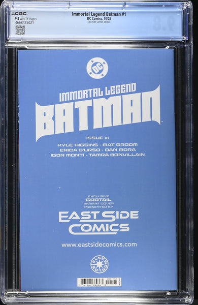 IMMORTAL LEGEND BATMAN #1 CGC 9.8 GODTAIL EXCL VARIANT LTD TO 800 DC ELSEWORLDS