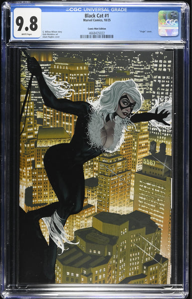 BLACK CAT #1 CGC 9.8 ADAM HUGHES EXCL "VIRGIN" VARIANT LTD TO 500 SPIDER-MAN 2025