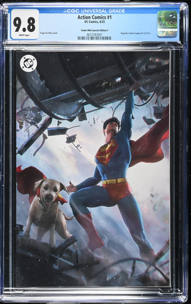 ACTION COMICS (NEW 52) #1 CGC 9.8 TIAGO DA SILVA SUPERMAN MOVIE EXCL VARIANT LTD TO 500