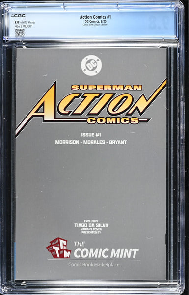 ACTION COMICS (NEW 52) #1 CGC 9.8 TIAGO DA SILVA SUPERMAN MOVIE EXCL VARIANT LTD TO 500