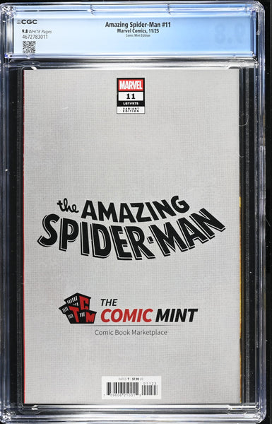 AMAZING SPIDER-MAN #11 CGC 9.8 INHYUK LEE NYCC 2025 EXCL "HOMAGE" VARIANT FIRST SYMBIE