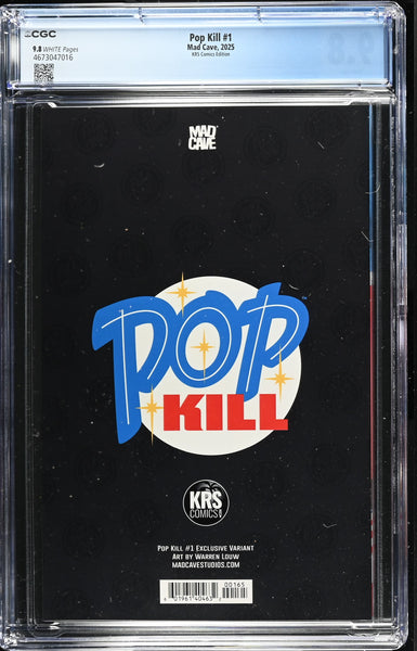 POP KILL #1 CGC 9.8 WARREN LOUW NYCC EXCL VIRGIN SECRET DROP VARIANT LTD 200