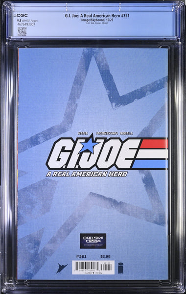 G.I. JOE #321 CGC 9.8 ALAN QUAH NYCC 2025 EXCL SILENT EDITON STORM SHADOW "VIRGIN" VARIANT