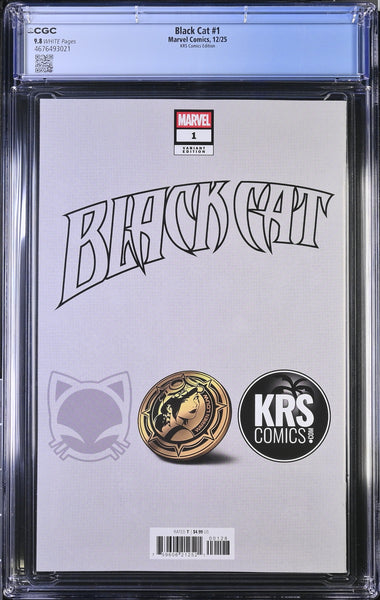 BLACK CAT #1 CGC 9.8 WARREN LOUW EXCLUSIVE VARIANT LTD TO 1000 SPIDER-MAN 2025