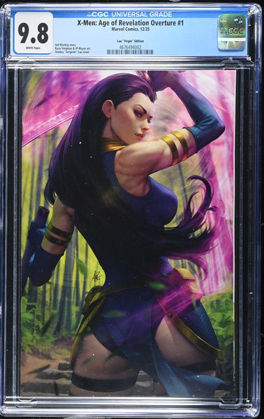 X-MEN AGE OF REVELATION OVERTURE #1 CGC 9.8 ARTGERM 1:100 RI VIRGIN VARIANT 2025