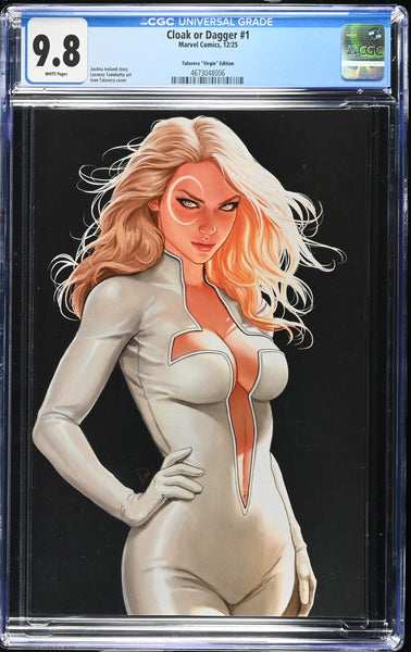 CLOAK OR DAGGER #1 CGC 9.8 IVAN TALAVERA 1:100 RI VIRGIN VARIANT SPIDER-MAN