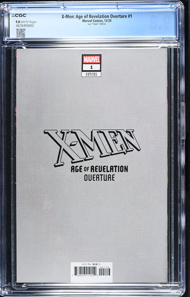 X-MEN AGE OF REVELATION OVERTURE #1 CGC 9.8 ARTGERM 1:100 RI VIRGIN VARIANT 2025
