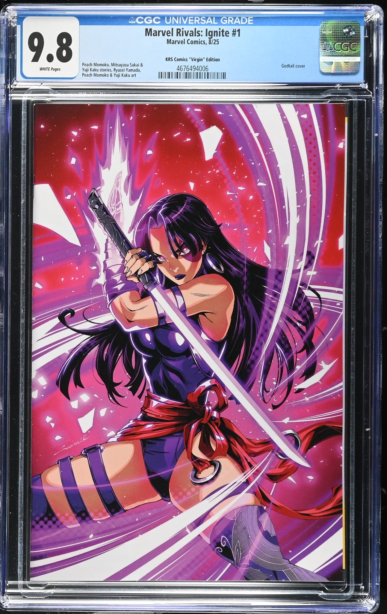 MARVEL RIVALS: IGNITE #1 CGC 9.8 GODTAIL SDCC EXCL 