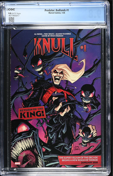 PREDATOR BADLANDS #1 CGC 9.8 FERREYRA VARIANT COVER-A MOVIE PREQUEL FIRST PRINT